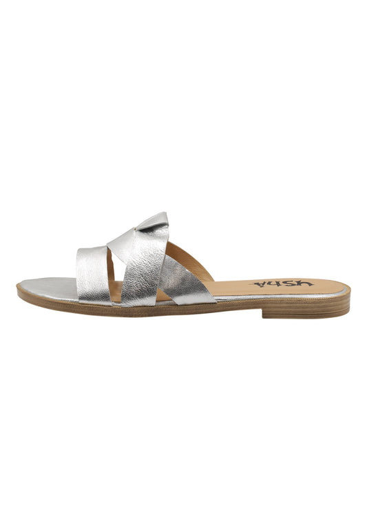 usha FESTIVAL Women's Leather Sandals