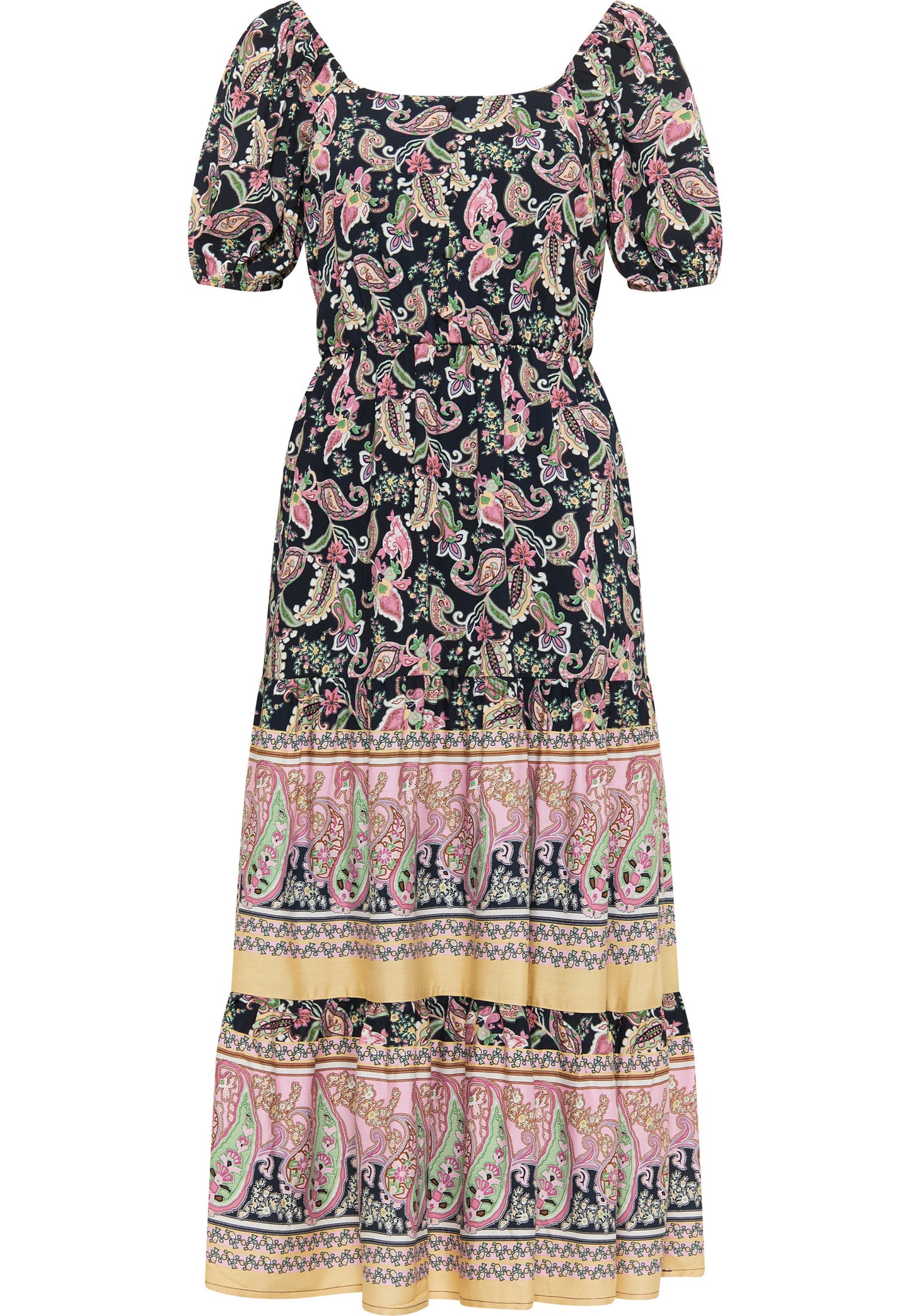 usha FESTIVAL Kobiety's Paisley Print Midi Sukienka
