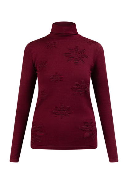 usha Damen Rollkragen Strickpullover