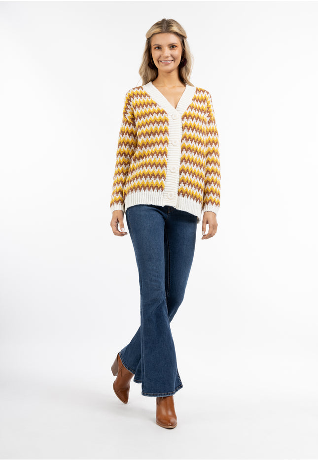 usha FESTIVAL Women's Cardigan With Button