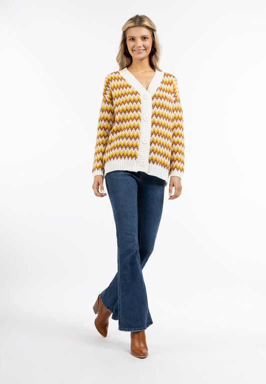 usha FESTIVAL Women's Cardigan With Button