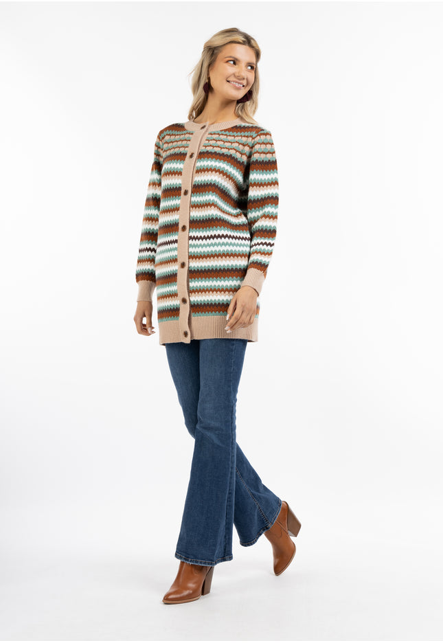 usha FESTIVAL Women's Cardigan With Button