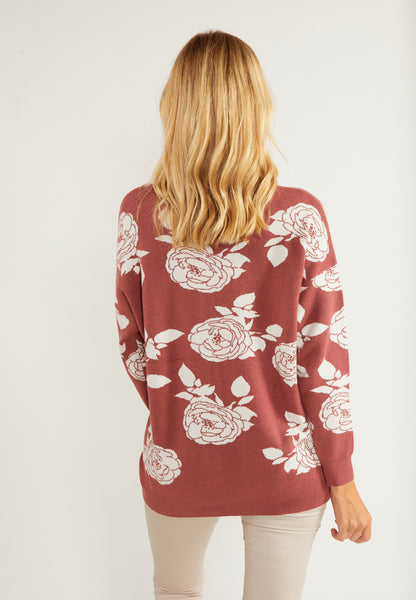 usha Damen Cardigan mit Perlen