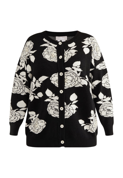 usha Damen Cardigan mit Perlen