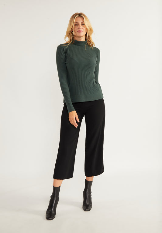usha BLACK LABEL Women's Knit Turtleneck Sweater