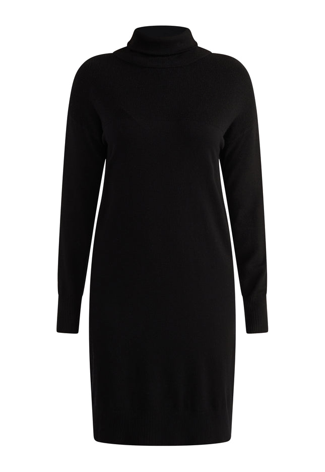 usha WHITE LABEL Women's Knit Long Sleeve Midi Dress