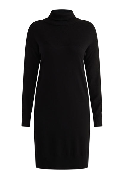 usha WHITE LABEL Women's Knit Long Sleeve Midi Dress
