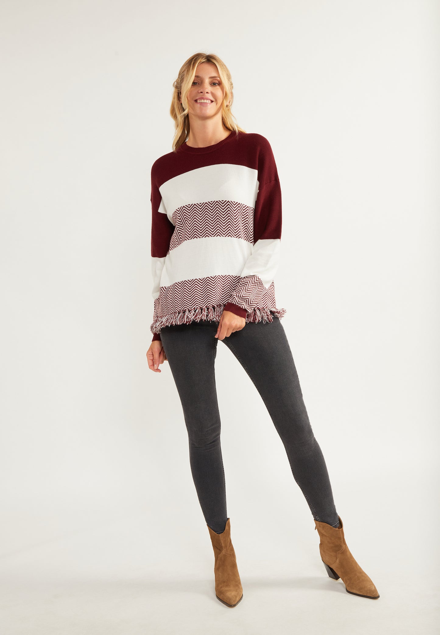 usha FESTIVAL Kobiety Sweter Oversize z Dzianiny