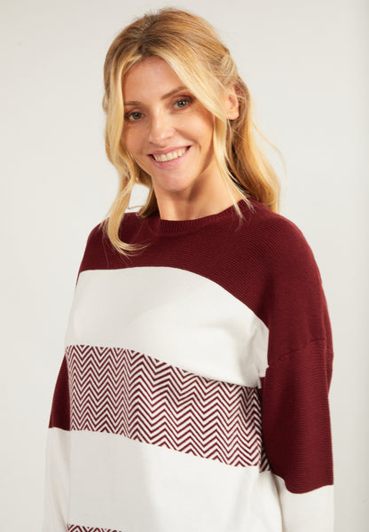 usha FESTIVAL Kobiety Sweter Oversize z Dzianiny