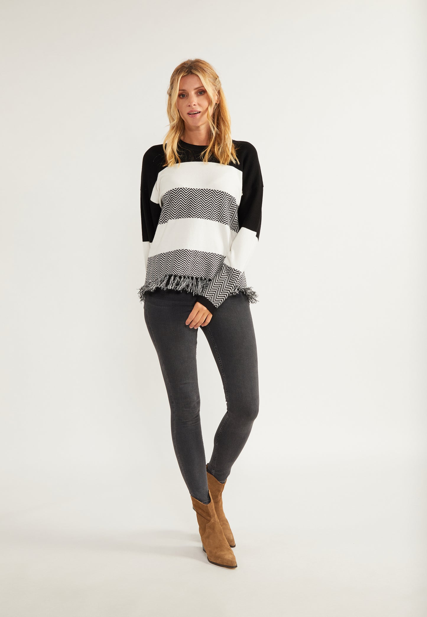 usha FESTIVAL Kobiety Sweter Oversize z Dzianiny