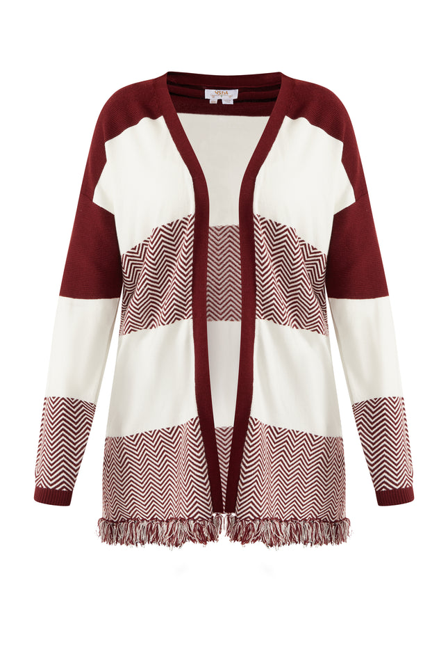 usha FESTIVAL Women's Open Knit Cardigan