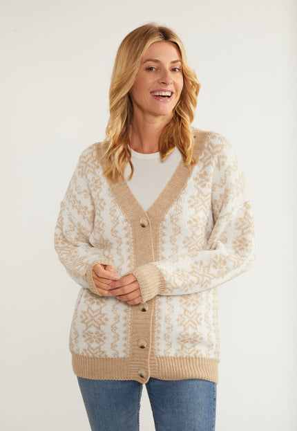 usha BLUE LABEL Women's Oversized Cardigan