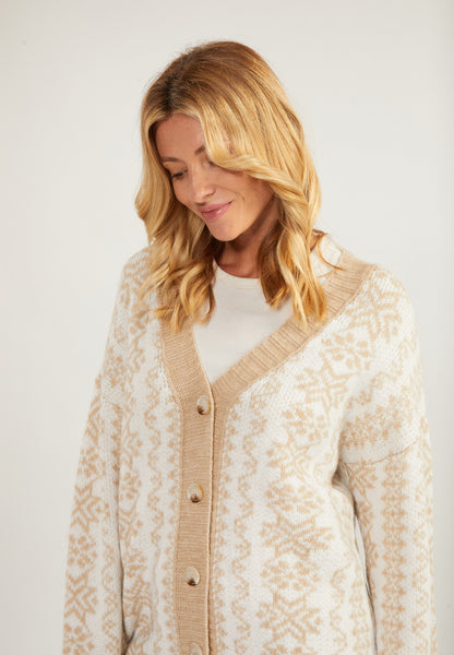 usha BLUE LABEL Women's Oversized Cardigan