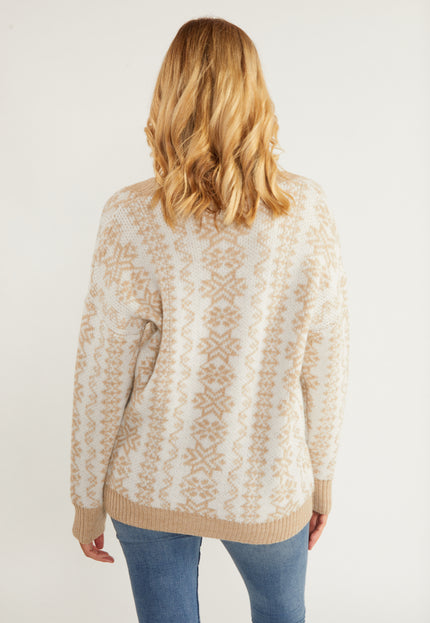usha BLUE LABEL Women's Oversized Cardigan