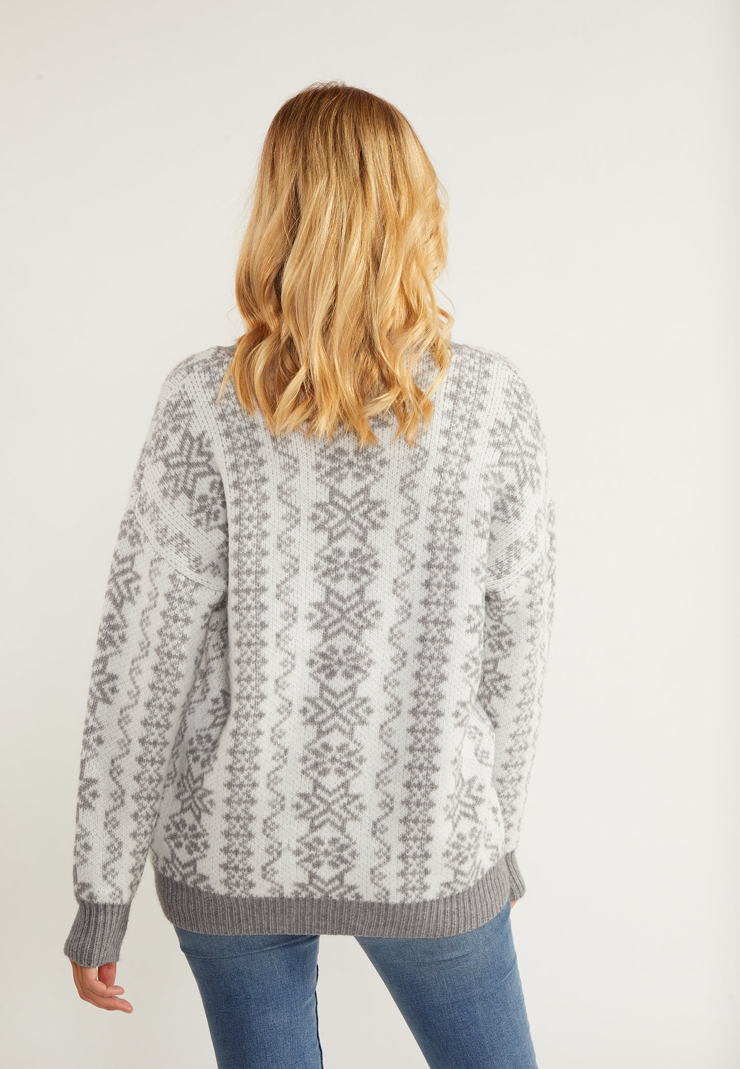 usha BLUE LABEL Women's Oversized Cardigan