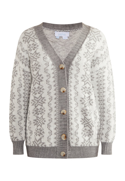 usha BLUE LABEL Women's Oversized Cardigan