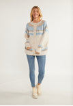 Beige Brown Blue