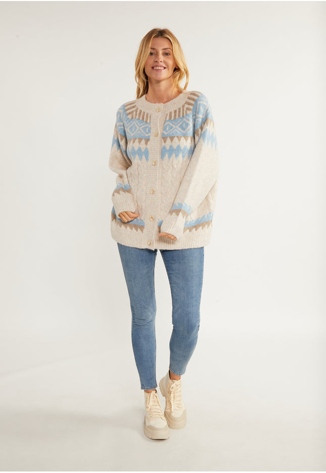 usha BLUE LABEL Women's Cardigan With Button