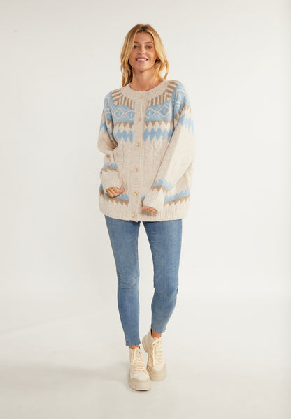 usha BLUE LABEL Women's Cardigan With Button