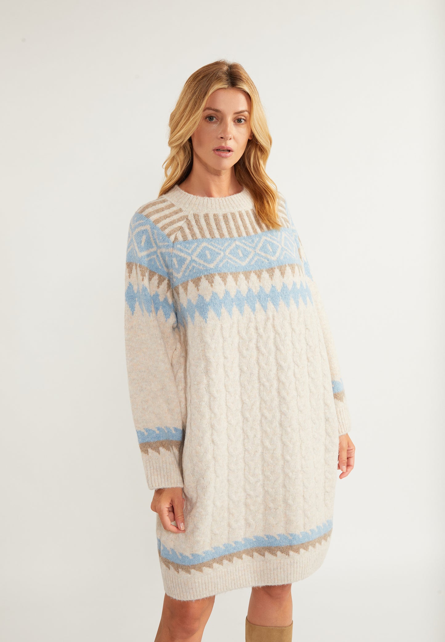usha BLUE LABEL Women's Knit Dress