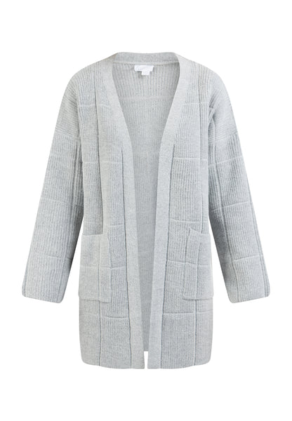 usha WHITE LABEL Women's Open Knit Cardigan