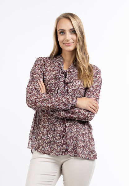 usha Damen Langarmbluse