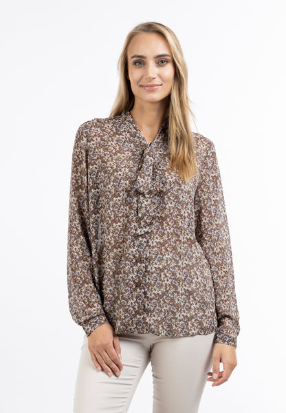 usha Damen Langarmbluse