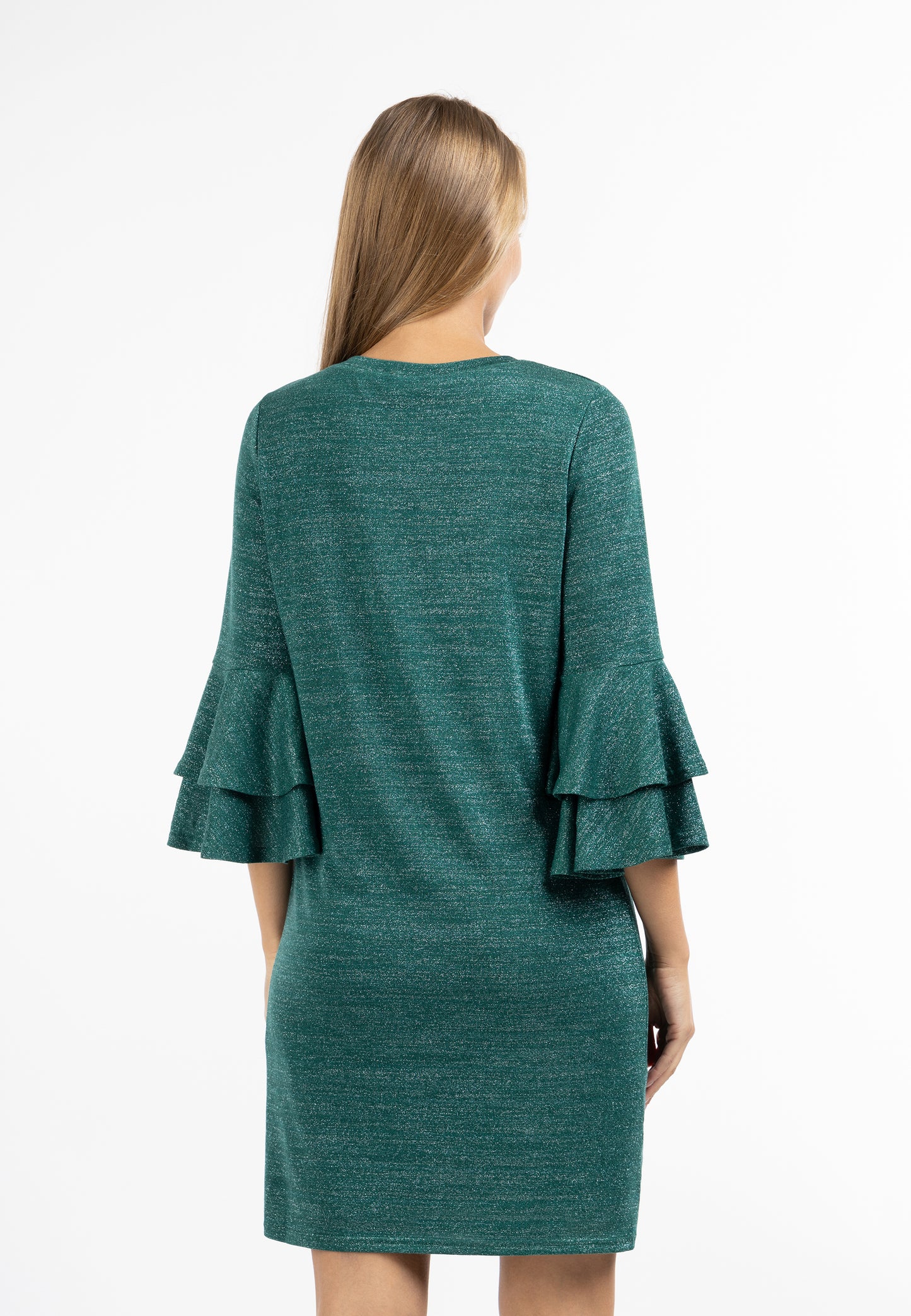 usha Damen Langarm Kleid