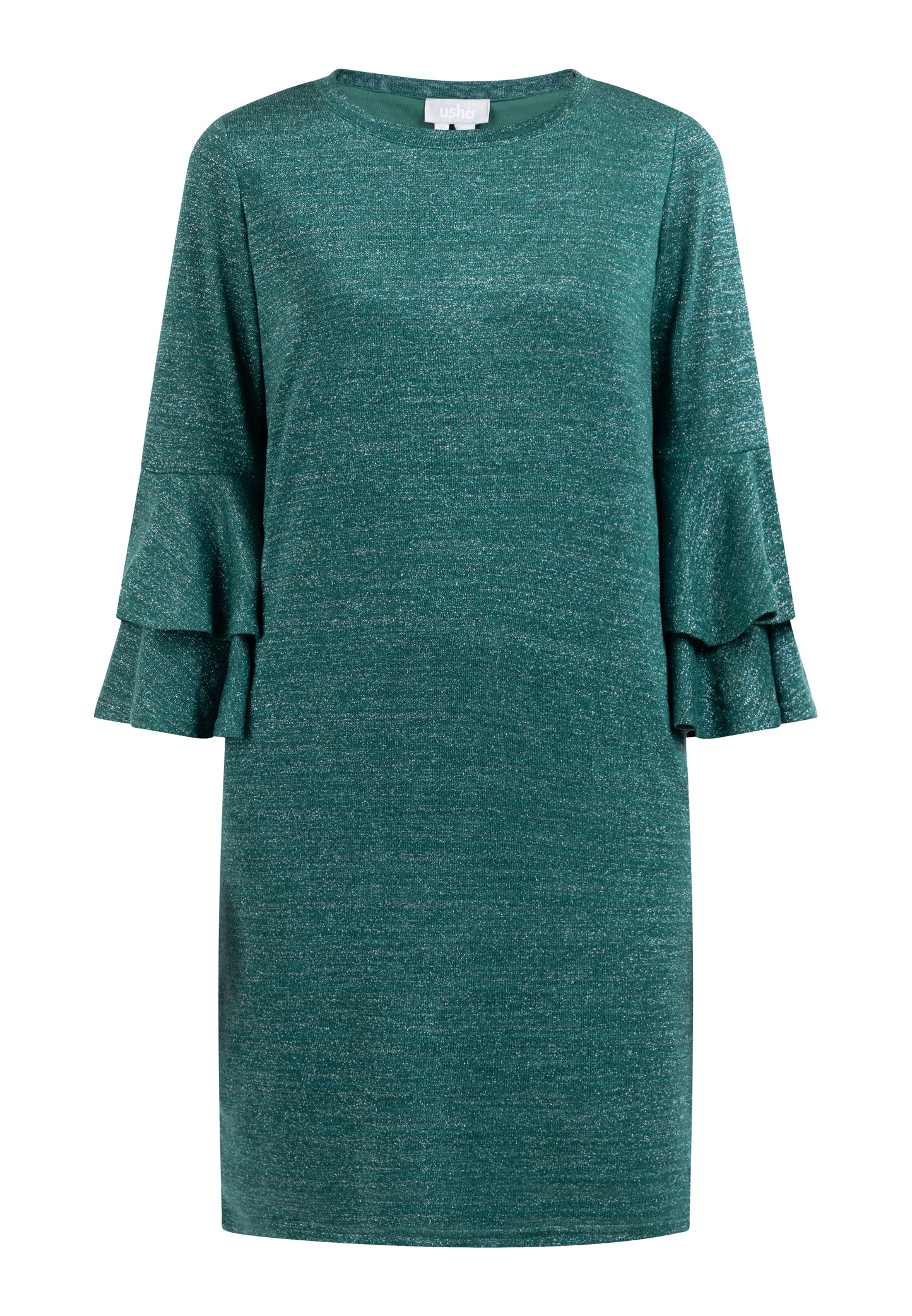 usha Damen Langarm Kleid
