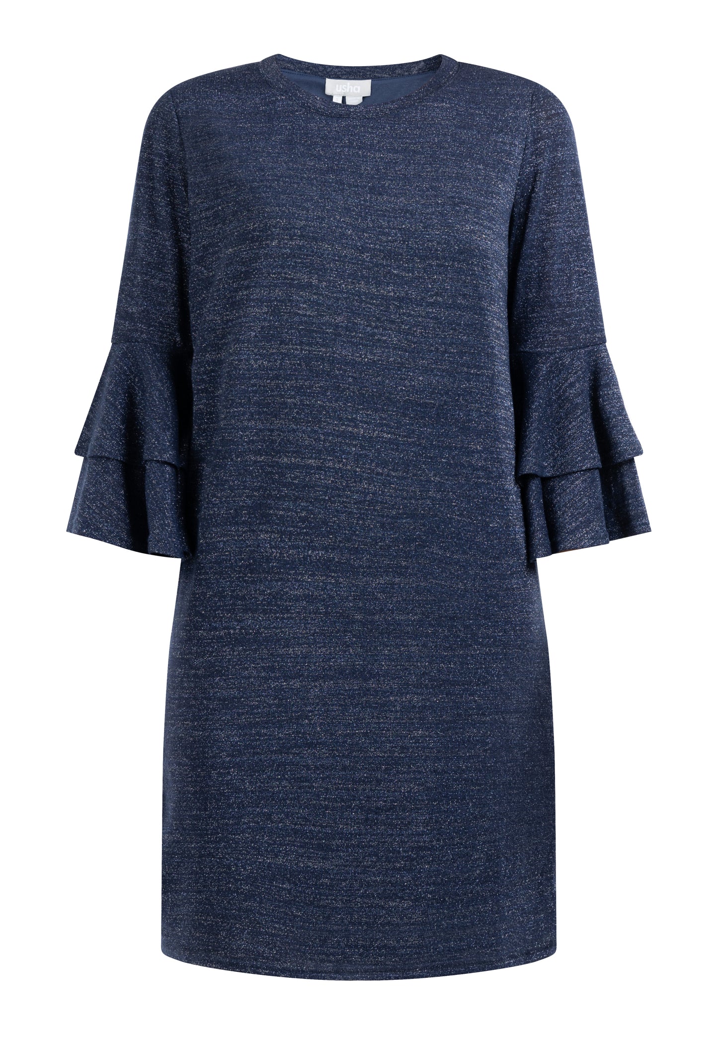 usha Damen Langarm Kleid