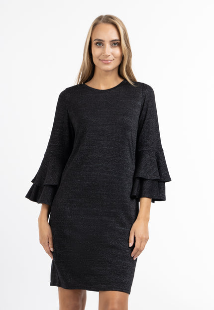 usha Damen Langarm Kleid