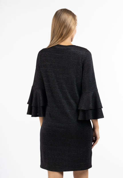 usha Damen Langarm Kleid