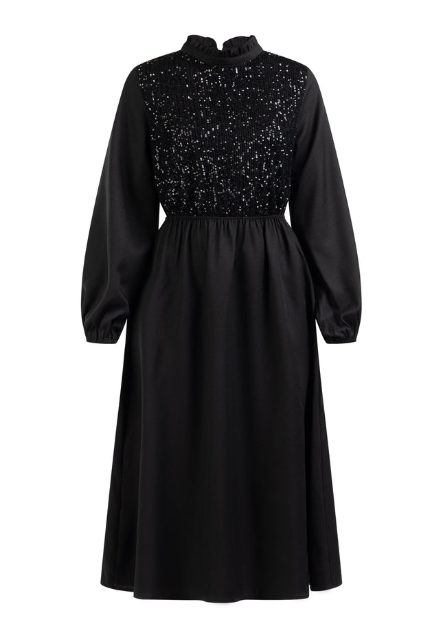 usha Damen Langarm Kleid