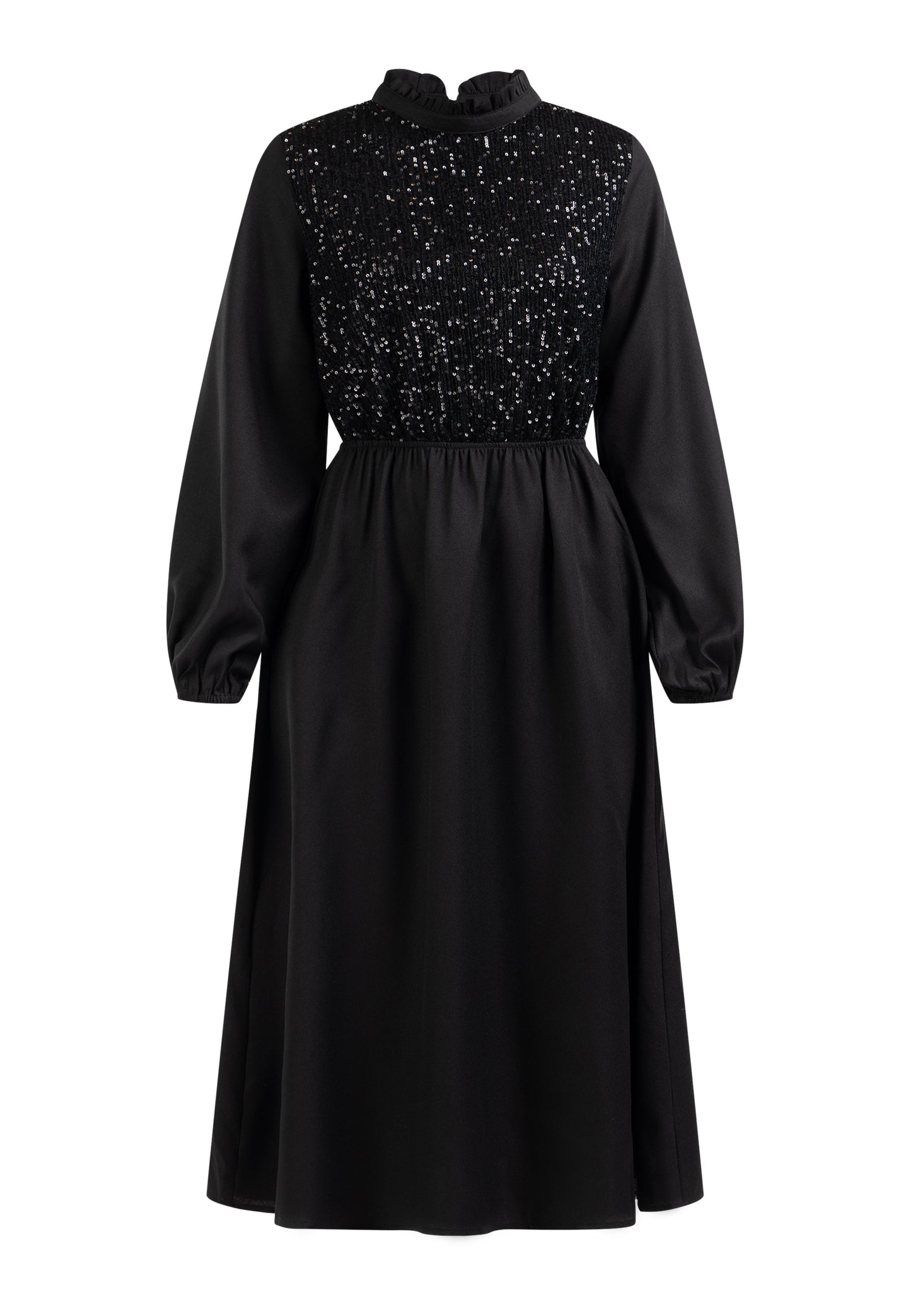 usha Damen Langarm Kleid