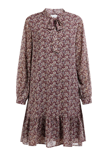 usha Damen Langarm Kleid
