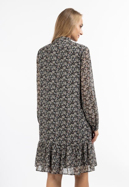 usha Damen Langarm Kleid