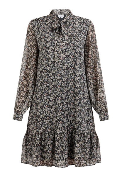 usha Damen Langarm Kleid