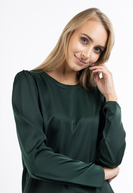 usha BLACK LABEL Damen Langarmbluse