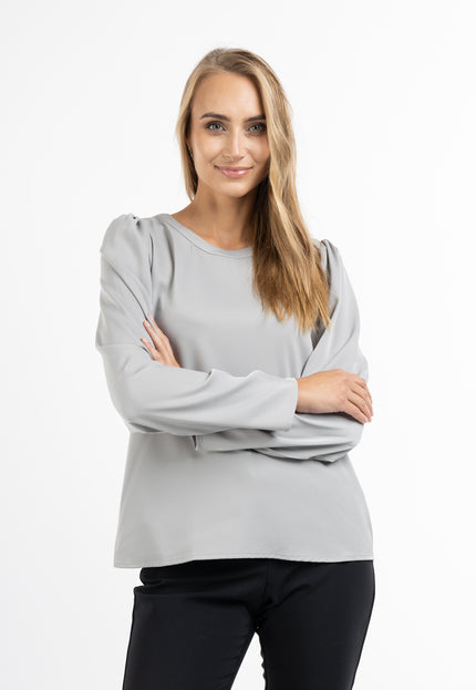 usha BLACK LABEL Damen Langarmbluse
