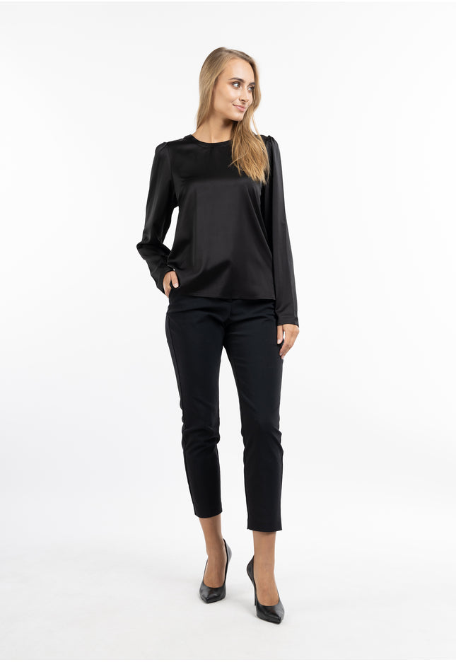 usha BLACK LABEL Women's Long Sleeve Blouse