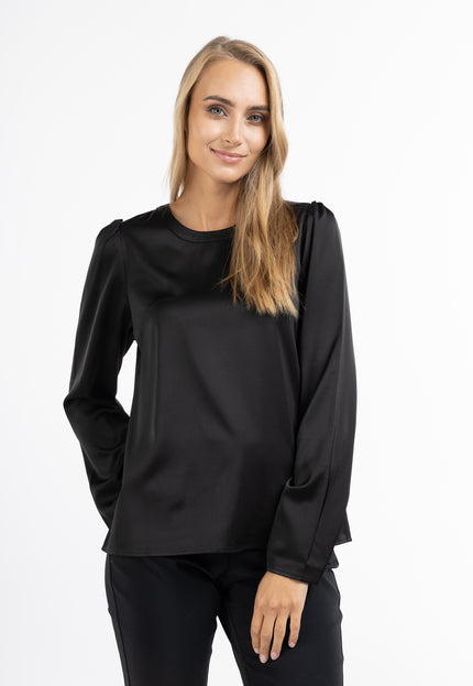 usha BLACK LABEL Damen Langarmbluse