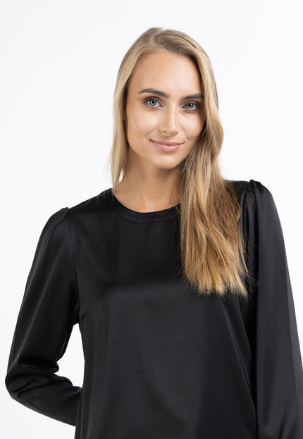 usha BLACK LABEL Damen Langarmbluse