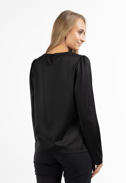usha BLACK LABEL Damen Langarmbluse