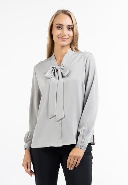 usha BLACK LABEL Women's Tie Neck Blouse