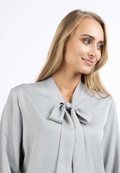 usha BLACK LABEL Women's Tie Neck Blouse