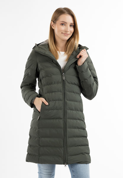 usha BLUE LABEL Women's Padded Quilted Coat