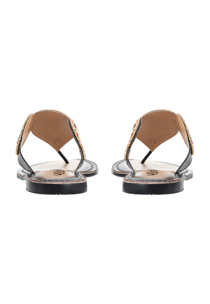 usha FESTIVAL Women's Beaded Sandals