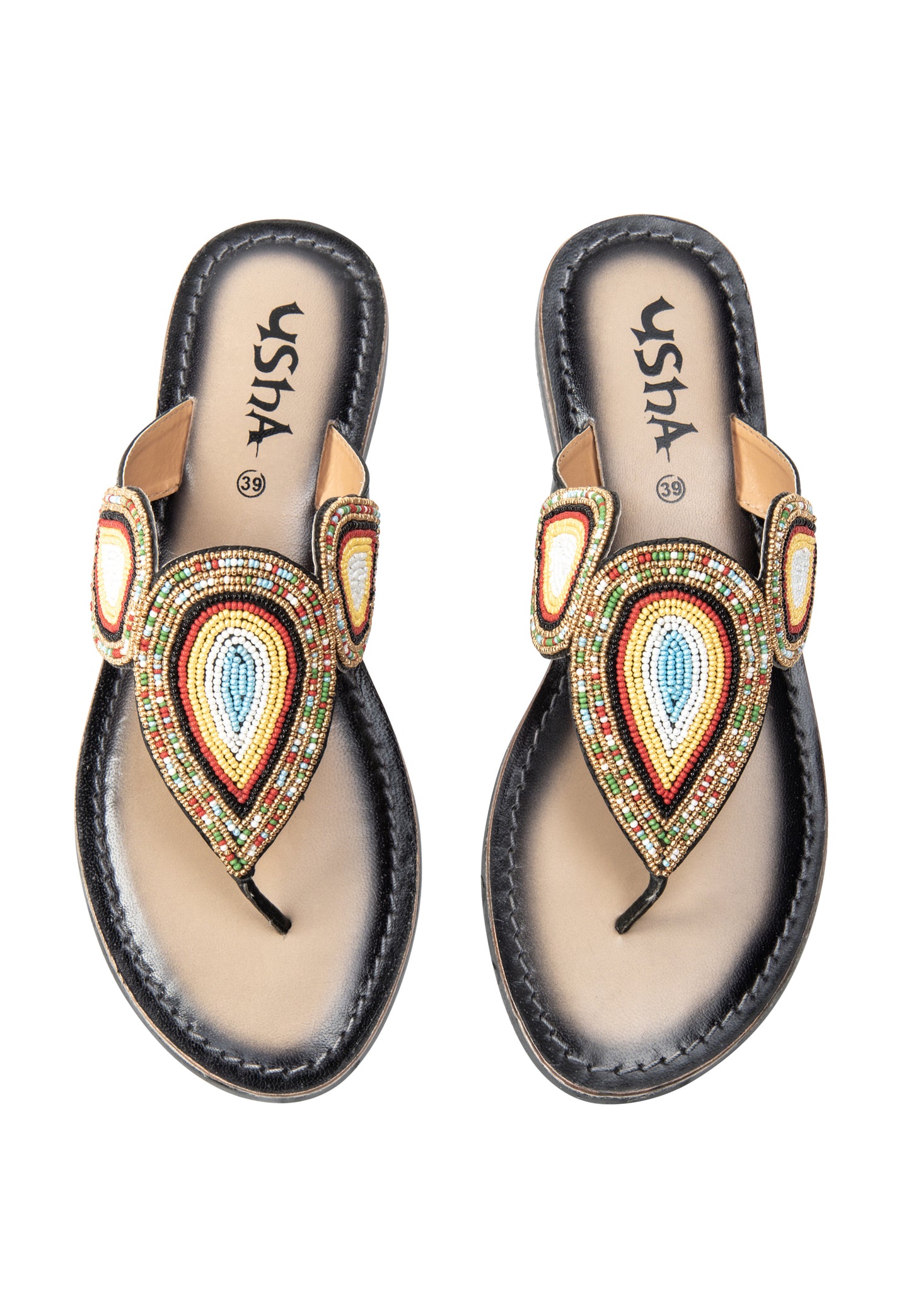usha FESTIVAL Kobiety's Beaded Sandals