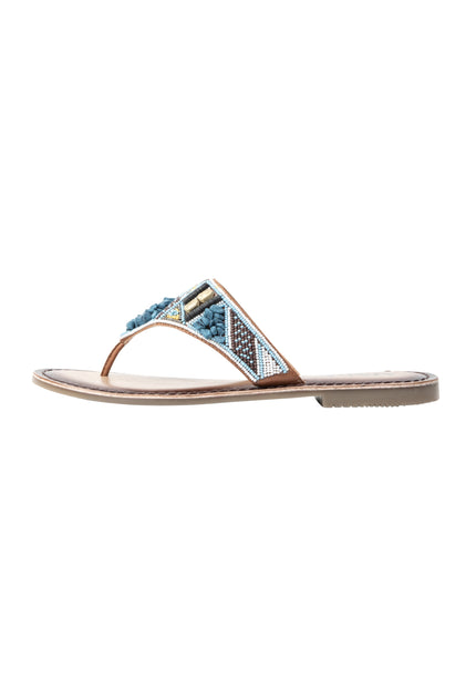 usha FESTIVAL Women's Beaded Sandals