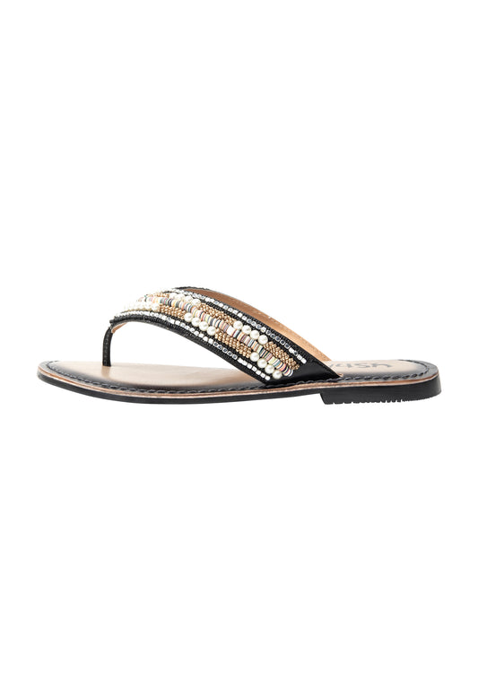 usha FESTIVAL Women's Beaded Sandals